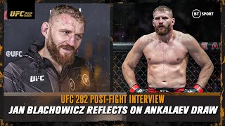 Blachowicz reflects on Ankalaev draw  Jan Blachowicz v Magomed Ankalaev  UFC 282 interview [upl. by Tertias]