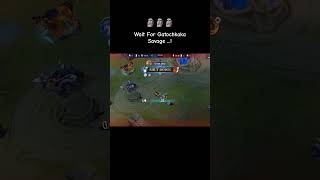 Gatoch Finished My Team 😱mlbb viral savage mobilelegend update gameplay newhero chou shorts [upl. by Aynatahs]