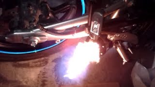 kawasaki er6n two brothers popping flames out [upl. by Mehalick]