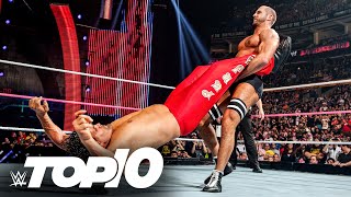 Cesaro’s feats of strength WWE Top 10 April 21 2021 [upl. by Merrily847]