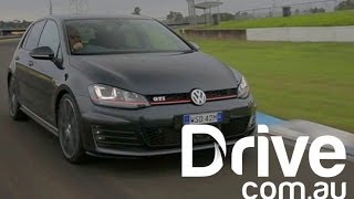 Volkswagen Golf GTi Performance 2014 Video Review  Drivecomau [upl. by Rene]