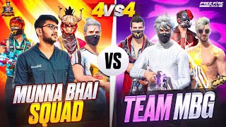 Munna Bhai Squad Vs Team MBG Special Video ❤  Munna Bhai Gaming Free Fire Telugu [upl. by Josy870]