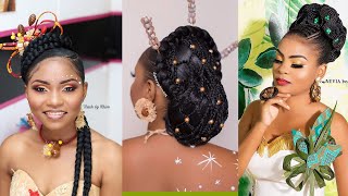 Gabon Coiffures Mariage Coutumier Traditional Gabonese WeddingsAfrican wedding hairstyles [upl. by Nylac]