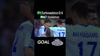 🇹🇲Turkmaniston 04 🇺🇿O‘zbekiston live uzbekistan futbol shorts soccer top [upl. by Schweiker185]