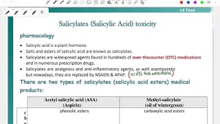 L4 Salicylates toxicity Toxo 41 [upl. by Okier762]