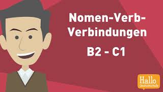 Deutsch lernen B2 C1  NomenVerbVerbindungen  Wortschatz [upl. by Gatian]