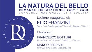 Elio Franzini  RD2018  La natura del bello [upl. by Yenterb]