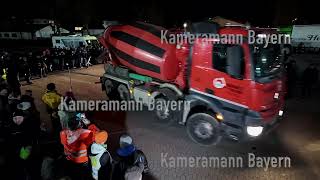 Bauerndemo am 912024 in Gunzenhausen knapp 2000 Traktoren und mehr als 4000 Demonstranten [upl. by Paehpos]