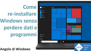 How to reinstall windows 10 without losing data and programs  reinstall windows 10 [upl. by Aleahs]