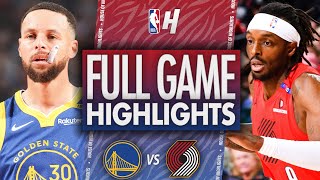 Golden State Warriors vs Portland Trail Blazers  Full Game Highlights  October 23 2024 NBA Season [upl. by Attiuqihc219]