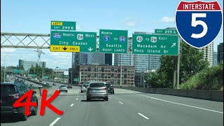 ⁴ᴷ Interstate 5 Portland OR northbound 4K VIDEO [upl. by Ime]