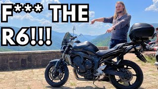 Want a 600cc Supersport Get this instead Yamaha FZ6 Review [upl. by Beale]