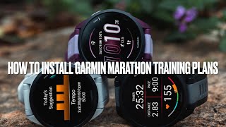 How to download and install Garmin Marathon training plans [upl. by Guss]