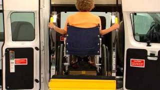 Braun Wheelchair Lift Operation  Schetky NW Bus Sales [upl. by Connel]