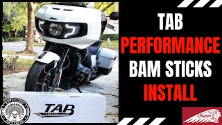 2020 INDIAN CHALLENGER TAB PERFORMANCE BAM Sticks Zombie Baffles INSTALL [upl. by Nerahs630]