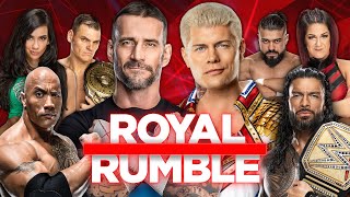 WWE Royal Rumble 2024 Predictions [upl. by Yesnik]