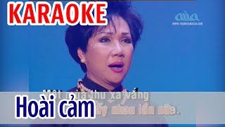 Hoài Cảm Karaoke Tone Nữ  Lệ Thu  Asia Karaoke Beat Chuẩn [upl. by Attolrac]