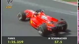 F1 Canada 1998 FP1 Michael Schumacher spinning DF1 [upl. by Blondell]