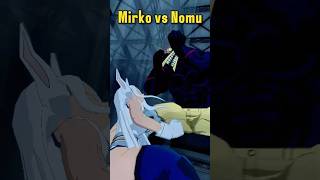 🍑Mirko vs Nomu 👀🤣 myheroacademia mha mirko nomu vrchat anime animeedit [upl. by Anamuj]