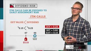 What Is Dividend Risk  Options Trading Concepts [upl. by Nilat]