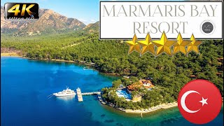 4K MARMARIS BAY RESORT 2024 GOOD BEACH HOTEL DALAMAN MUGLA TURKEY [upl. by Myer673]