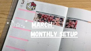 Quick Monthly Setup  Take A Note Planner [upl. by Olgnaed]