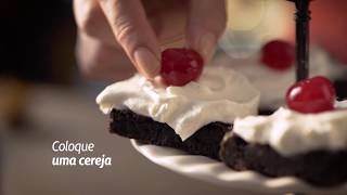 Receitas Fleischmann Brownie com Cheesecake [upl. by Tnafni147]