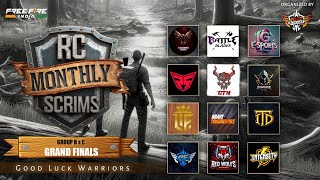 HINDI RC ESPORTS MONTHLY SCRIMS GRAND FINALS BxC  pahadigamer GyanGaming [upl. by Nairrod]