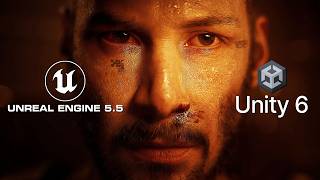 UNREAL ENGINE 55 vs UNITY 6  Insane NextGen Graphics and Best New Tech Demos [upl. by Noskcire]