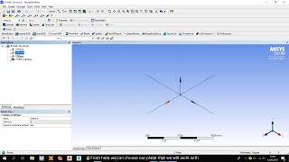 Ansys Tutorial 2022  Creating Geometry in Ansys DesignModeler [upl. by Eugaet792]