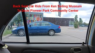 Back Seat Car Ride From Ken Seiling Waterloo Region Museum To Doon Pioneer Park Community Center [upl. by Wakefield]