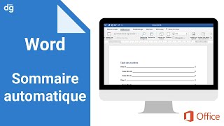 Comment faire un sommaire automatique sur Word [upl. by Goulder]