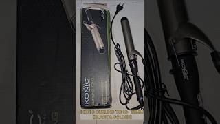 IKONIC CURLING TONG 38MM BLACK amp GOLDEN ikonic inkonic38MM amazongadgets curling trending [upl. by Lalitta854]