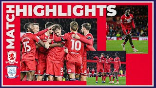 Match Highlights  Boro 4 Preston 0  Matchday 18 [upl. by Let]