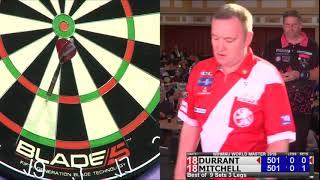 Durrant v Mitchell Darts World Masters 2018  Semi Final [upl. by Hellene]