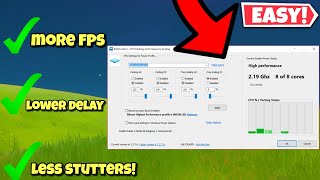 How To Use Park Control FREE Fps Boost Lower Input Delay [upl. by Ardnoet65]