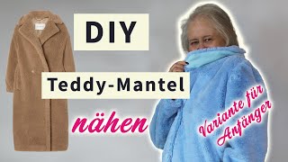 TeddyMantel nähen für Anfänger [upl. by Curry]