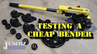 Testing a cheap bender that does not suck [upl. by Ahgiela48]