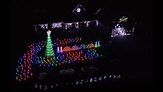 Lights on Hullsville 2022 Full Christmas Light Show [upl. by Eadas]