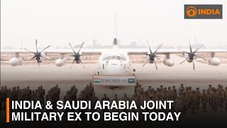 India and Saudi Arabia Joint Military Ex to begin today  DD India News Hour [upl. by Maegan409]