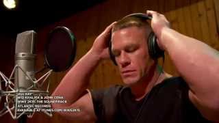 WWE 2K15 The Soundtrack Wiz Khalifa amp John Cena Studio Feature [upl. by Noelani]