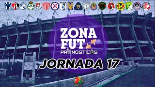 PRONÓSTICOS JORNADA 17 LIGA MX  APERTURA 2023 PREDICCIONES ZONA FUT [upl. by Dajma696]