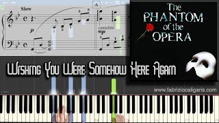 Whishing You Were Somehow Here Again  Piano Cover  Sheet Music PDF  MIDI [upl. by Ainesej]