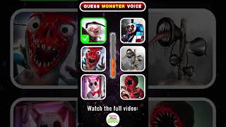 Which Monsters Voice is the Scariest  Eat Monsters [upl. by Hayidah]