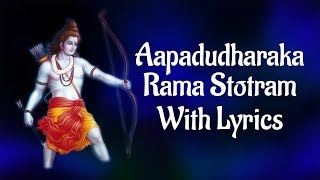 Most Powerful Shri Rama Stotra  Apaduddharaka Rama Stotram with Lyrics Lord Rama  T S Ranganathan [upl. by Seko]