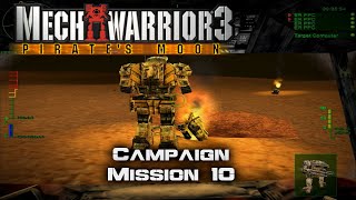 Campaign Mission 10  Mechwarrior 3 Pirates Moon [upl. by Gonroff]