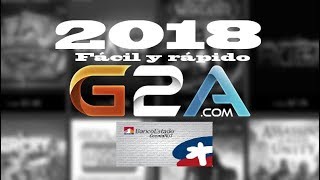 COMO PAGAR CON CUENTA RUT EN G2A  2018 [upl. by Tabib]