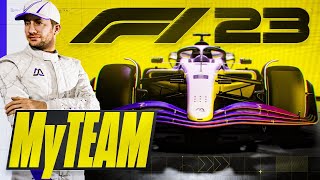 F1 23 My Team Career Mode Part 1  I didnt see this coming [upl. by Dehlia]