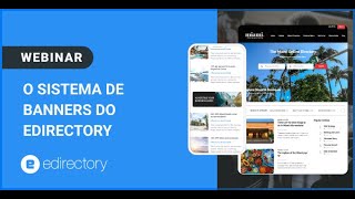 Webinar eDirectory Brasil  O Sistema de Banners do eDirectory [upl. by Yecnuahc]