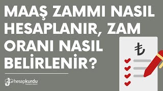 Maaş Zammı Nasıl Hesaplanır Zam Oranı Nasıl Belirlenir [upl. by Ynner]